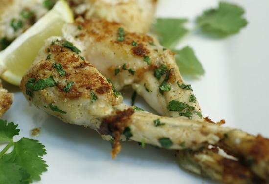 Frog legs with garlic and cilantro - Taste of Beirut