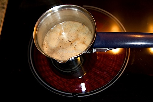 making acorn coffee