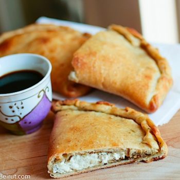 Hand pies with labneh and zaatar