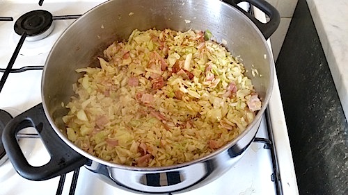 panfry cabbage