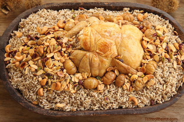 Turkey with rice stuffing