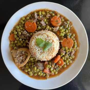 Carrots and peas stew